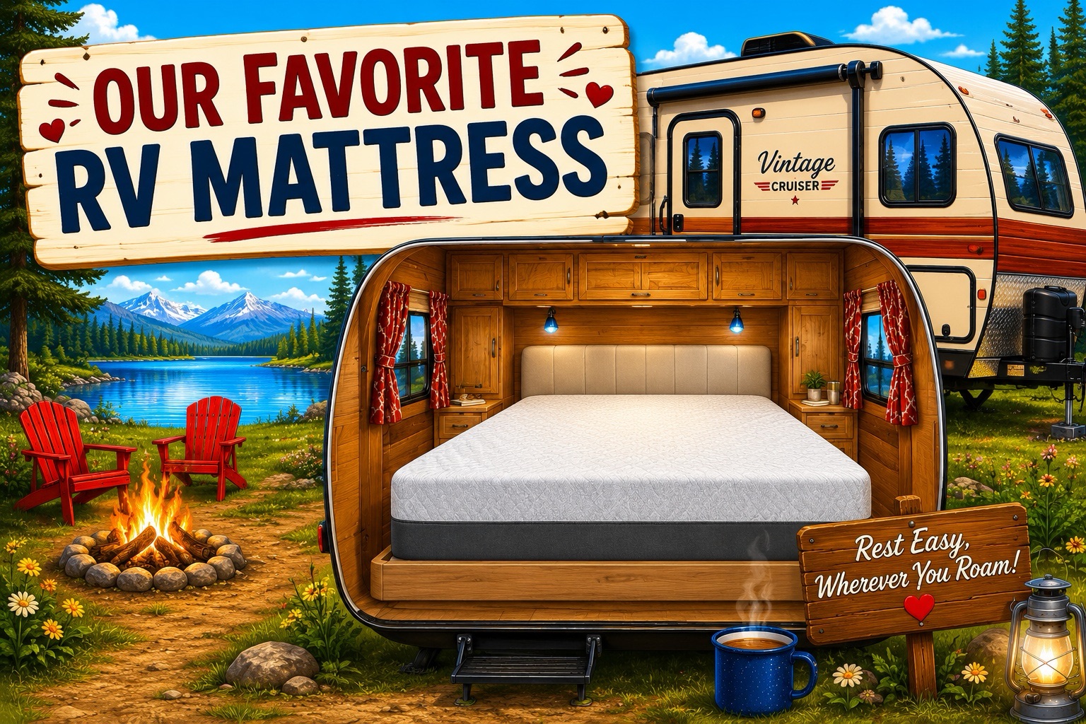 Our Favorite RV Mattress Upgrade